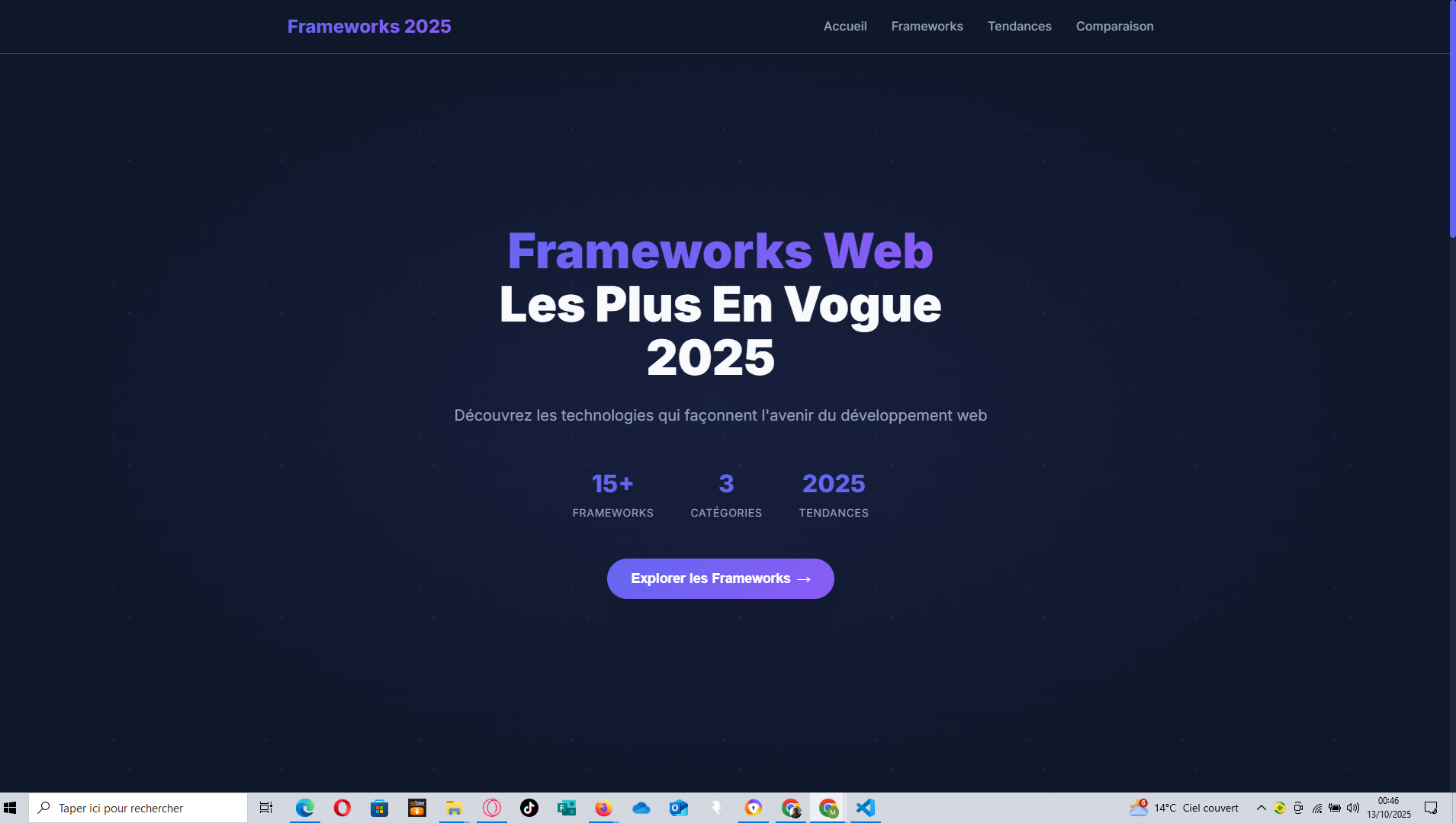 Frameworks 2025